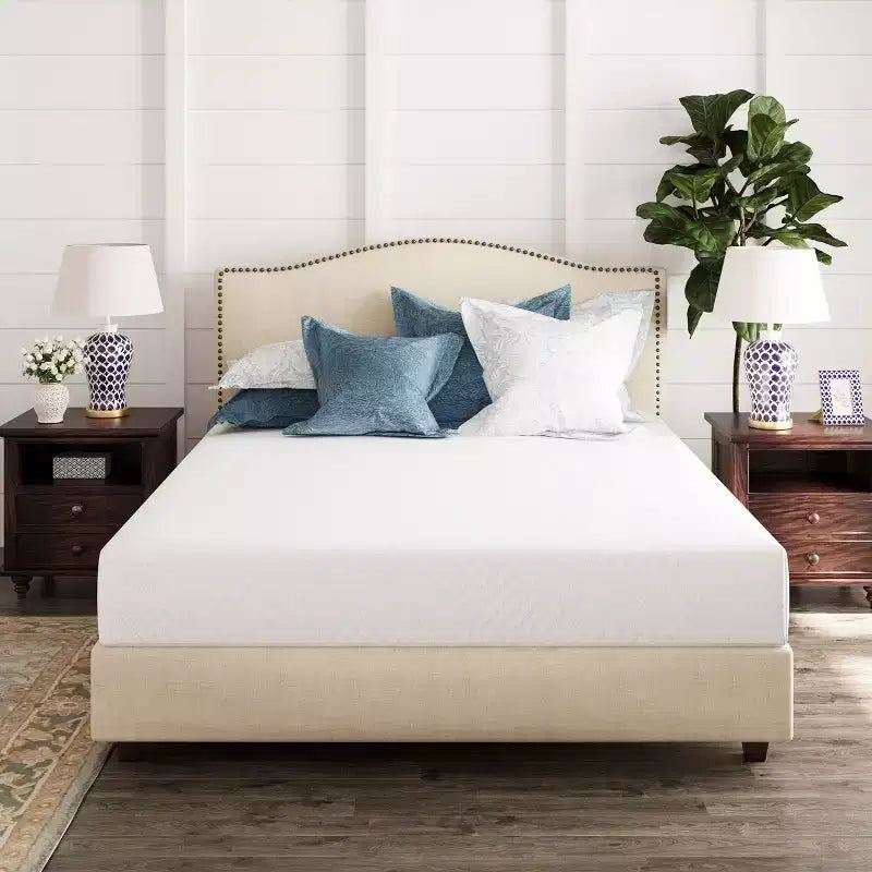 Ego White 12 Medium Gel Green Tea AeroFusion Memory Foam Mattress