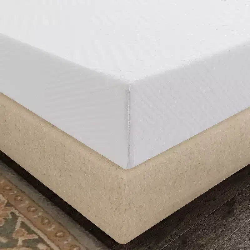 Materasso in gel espanso bianco a media fermezza – una piazza, una piazza e mezza, matrimoniale, king size, 1 persona