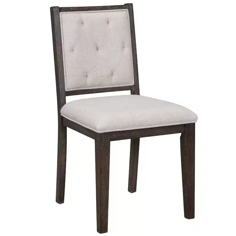 Set da pranzo allungabile 5 pezzi Espresso/Naturale, posti 4-6