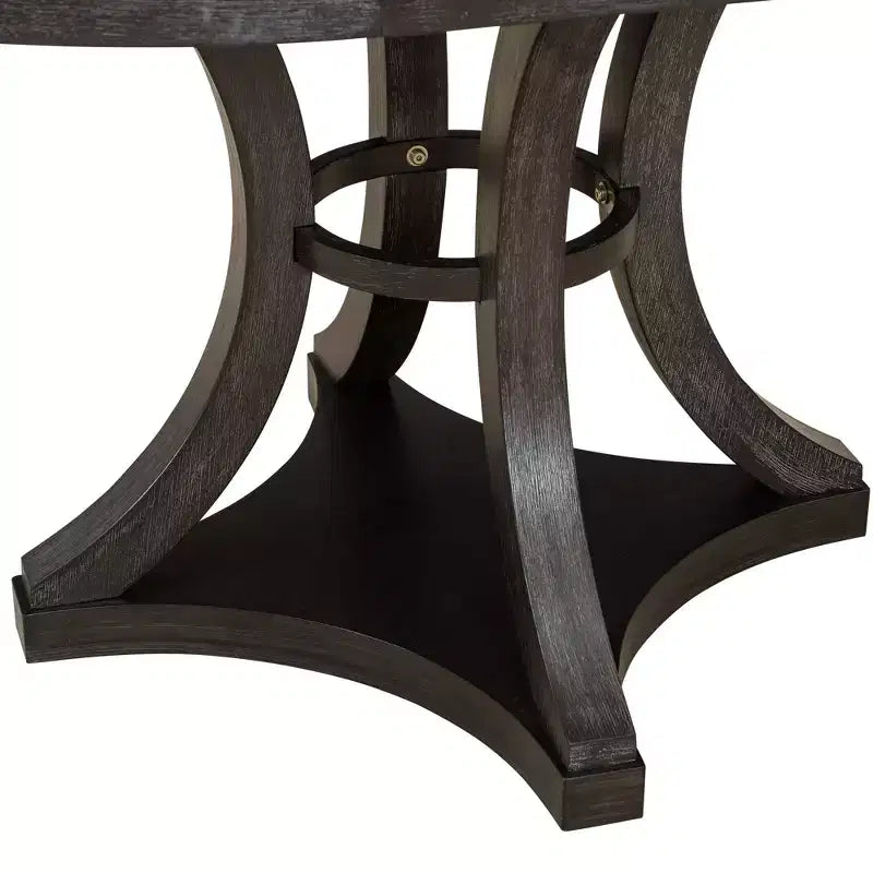 Set da pranzo allungabile 5 pezzi Espresso/Naturale, posti 4-6