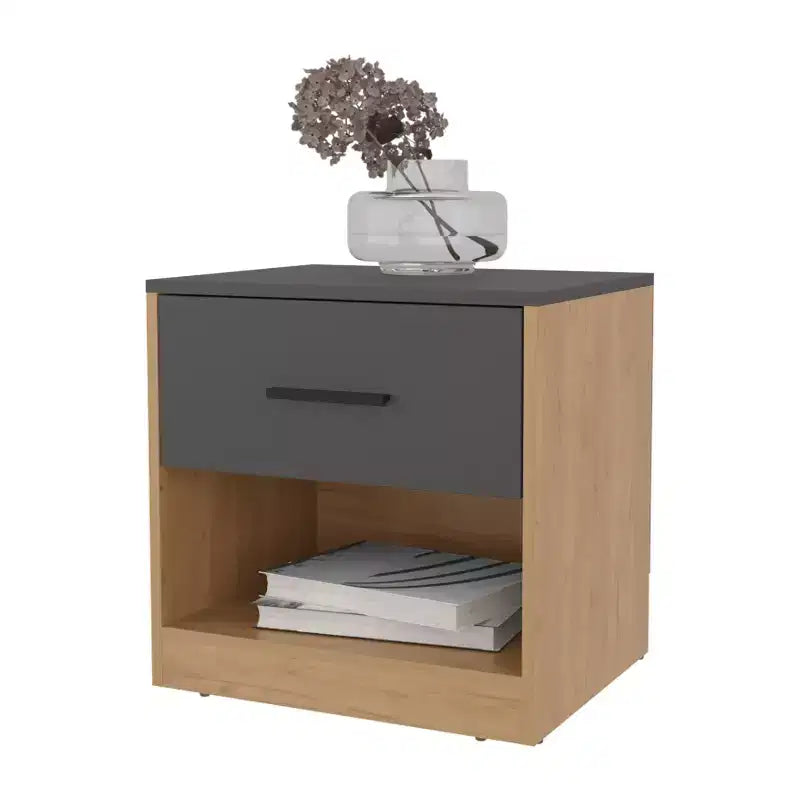 Comodino multicolore a 1 cassetto, monouso