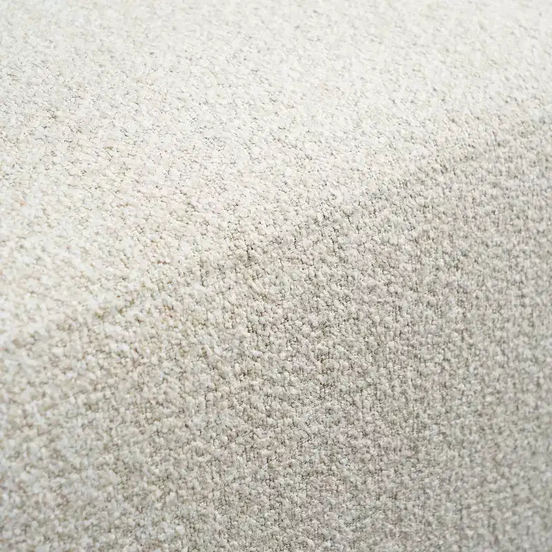 Poltrona girevole a barilotto in bouclé multicolore beige/marrone, posto singolo
