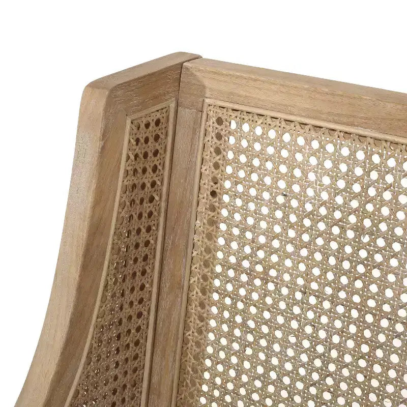 Sgabello da bancone con schienale squadrato, color carbone/naturale, set da 2 pezzi