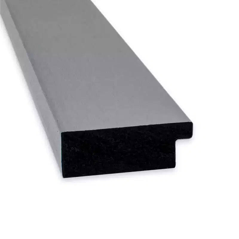 Specchio da parete rettangolare con cornice in nichel spazzolato – Singolo
