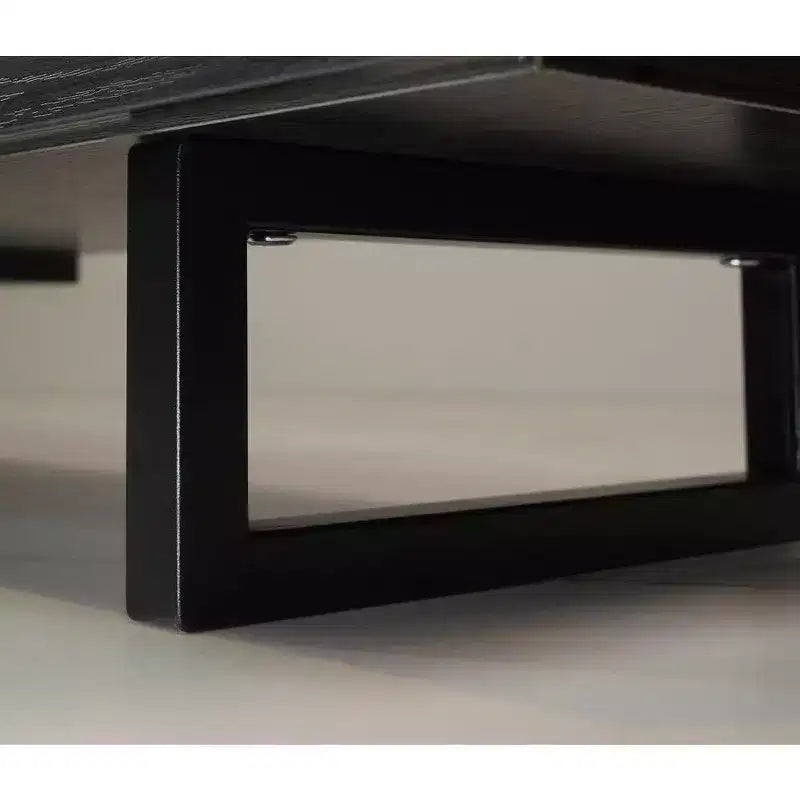 Mobile TV – Ebano / Rovere / Noce / Bianco | Struttura in MDF e gambe in acciaio | Adatto per TV fino a 69" | 1 Unità