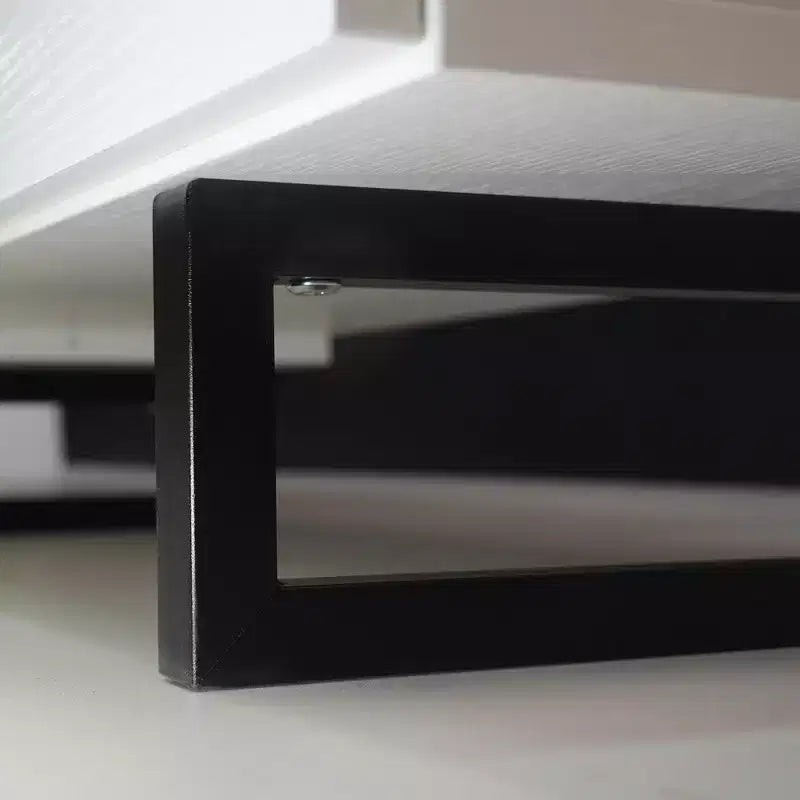 Mobile TV – Ebano / Rovere / Noce / Bianco | Struttura in MDF e gambe in acciaio | Adatto per TV fino a 69" | 1 Unità